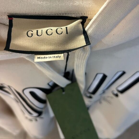 Men's Gucci, graphic print, cotton hoodie size XL made in Italy - Picture 10 of 11